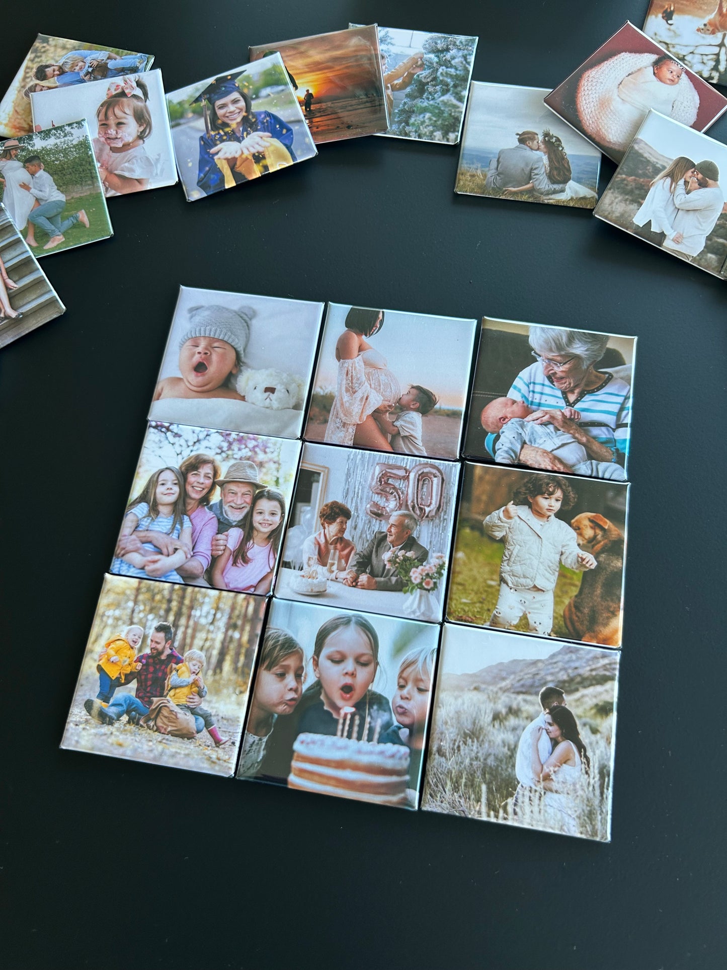 Most Popular: The Classic, 9 Photo Magnets (2" X 2")