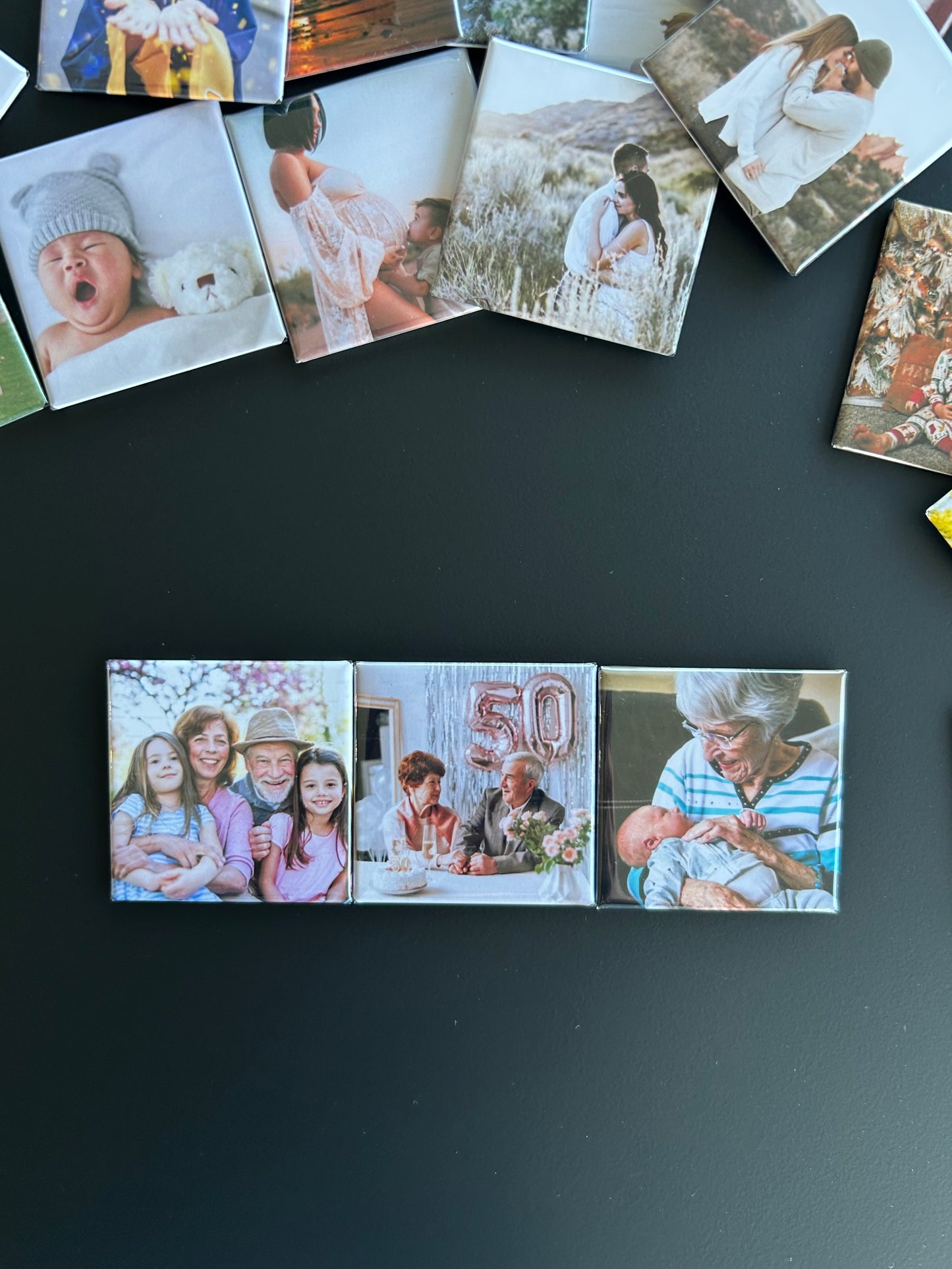 Try Me Size: Start Small & Make It Personal, 3 Photo Magnets (2" x 2")