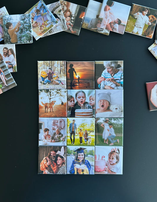 Best Value: Go Big & Save, 12 Photo Magnets (2” x 2”)