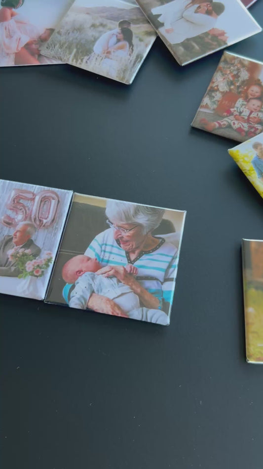 Try Me Size: Start Small & Make It Personal, 3 Photo Magnets (2" x 2")